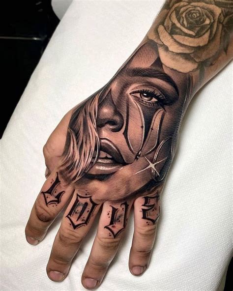 chicano hand tattoo